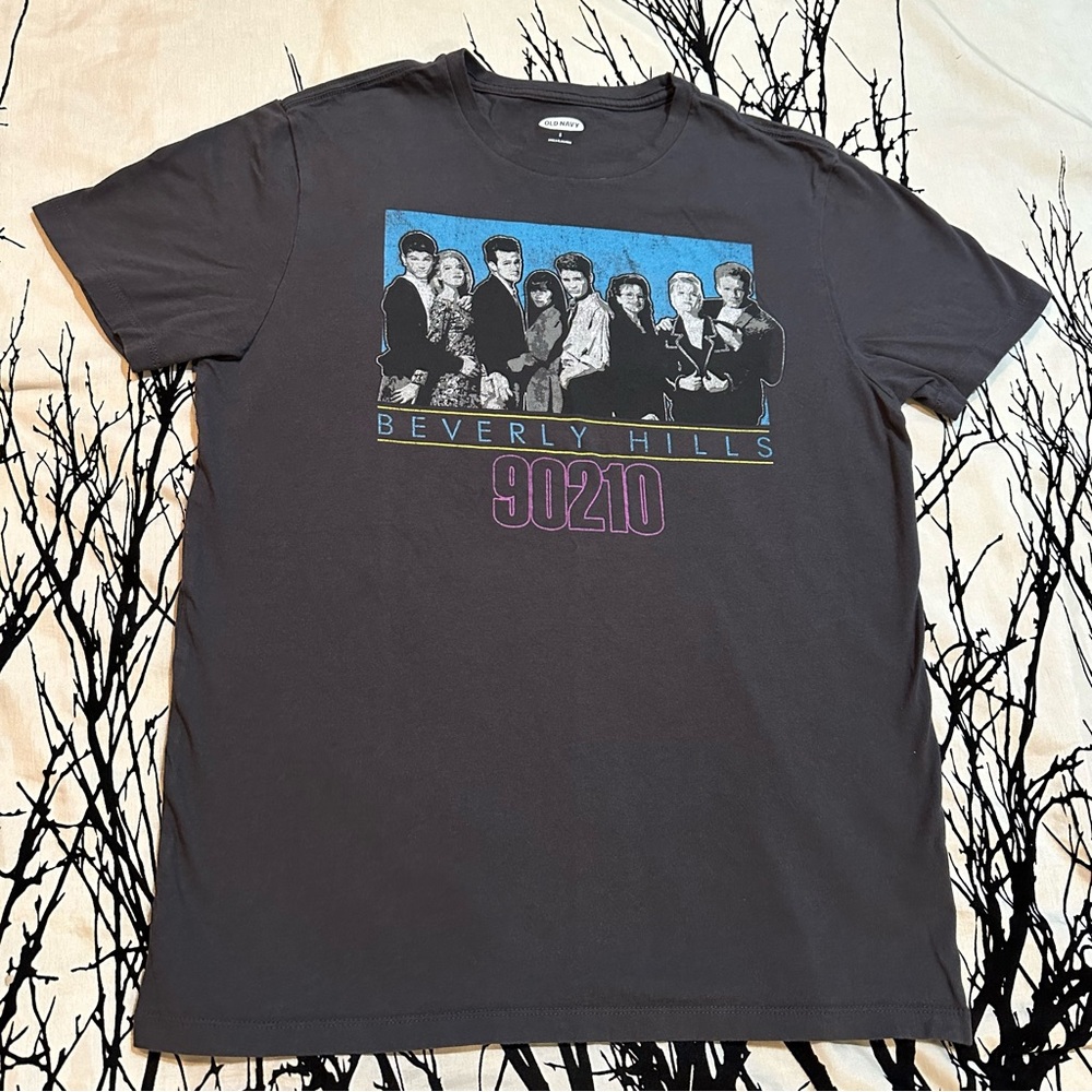 OLD NAVY Tee Shirt Vintage-Inspired Beverly Hills 90210 Sz Small Retro